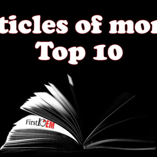 articles of the year