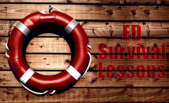 Survival lessons for emergency medicine
