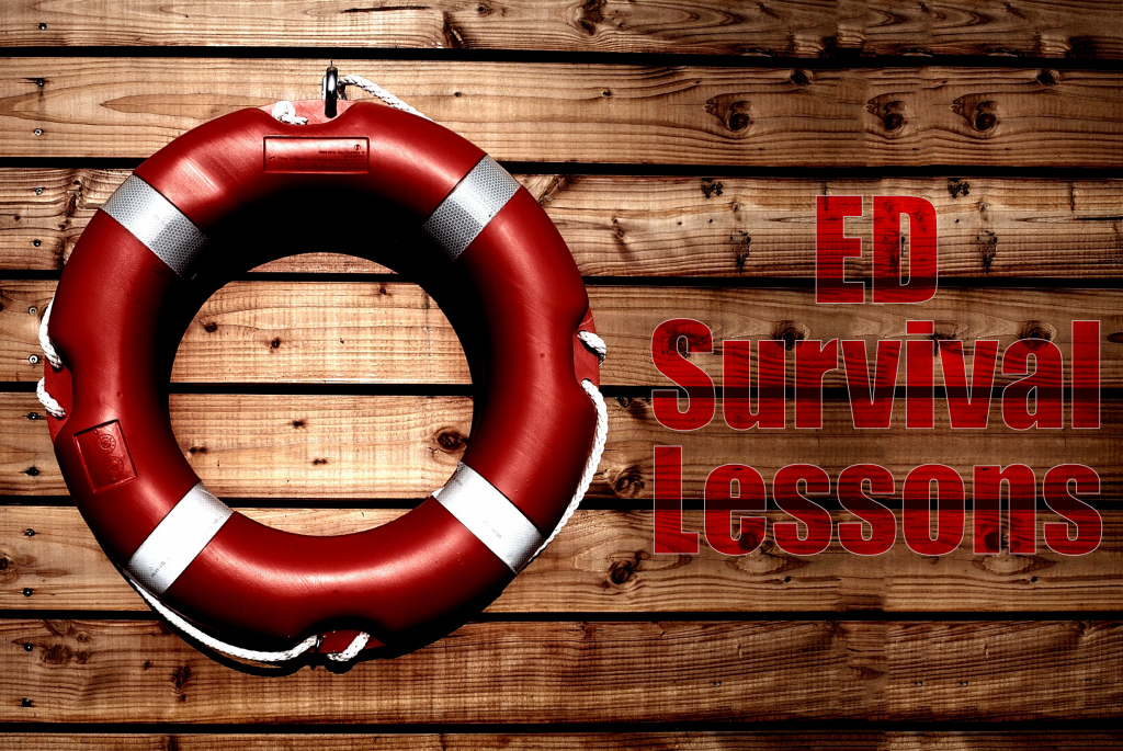 Survival lessons for emergency medicine