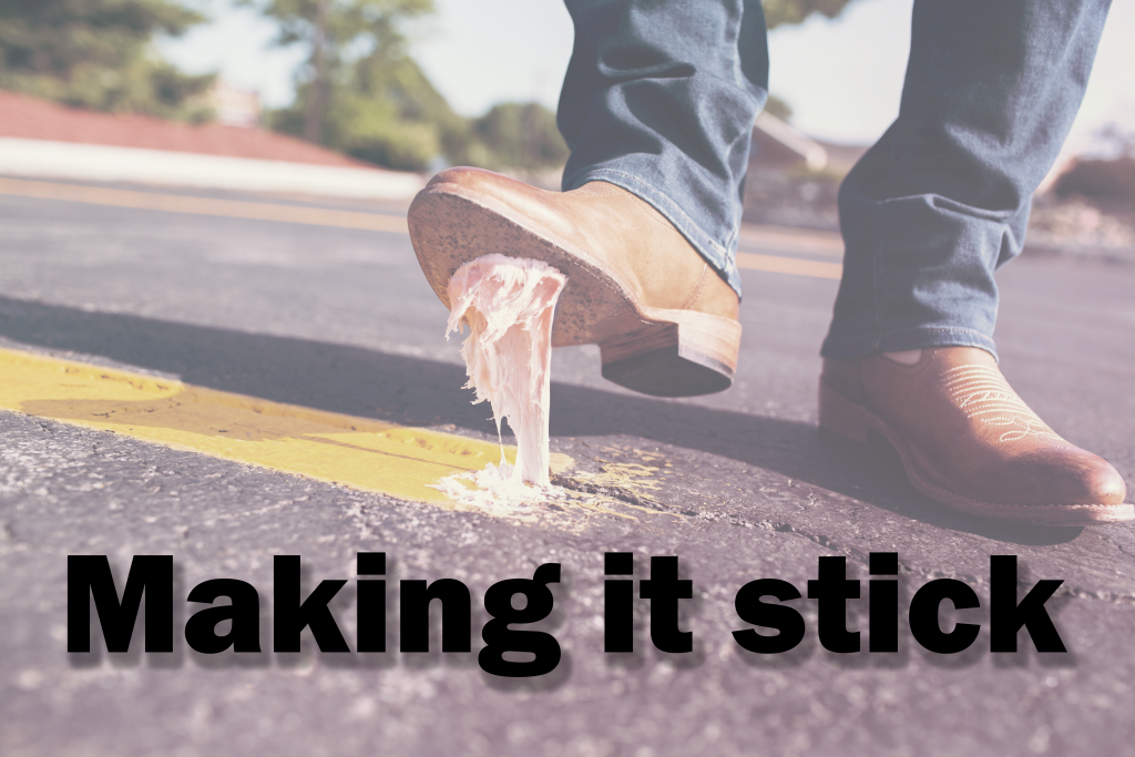 Making it stick - how to learn