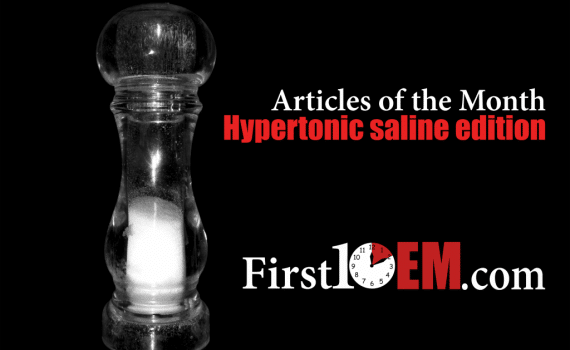 Hypertonic saline for elevated ICP