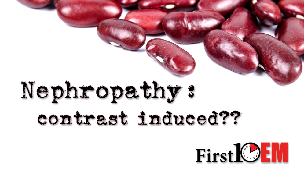 CIN contrast induced nephropathy FIRST10EM