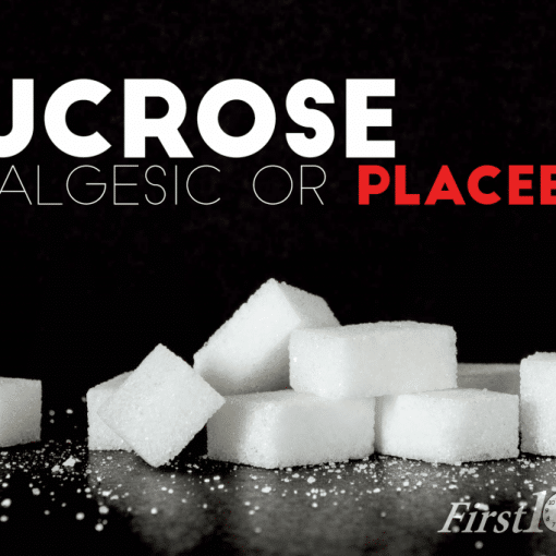 Sucrose is not a pain medication