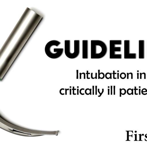 Guidelines on intubation in critically ill patients