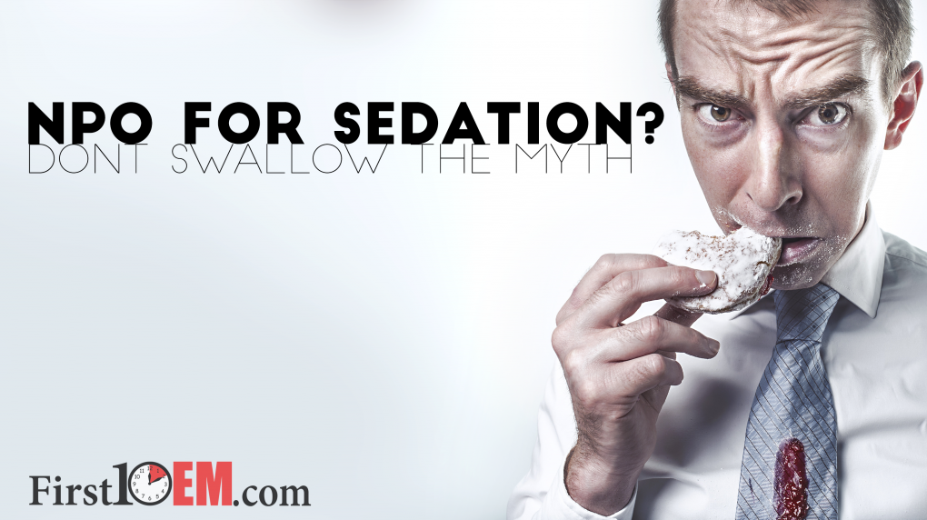 NPO for sedation title image