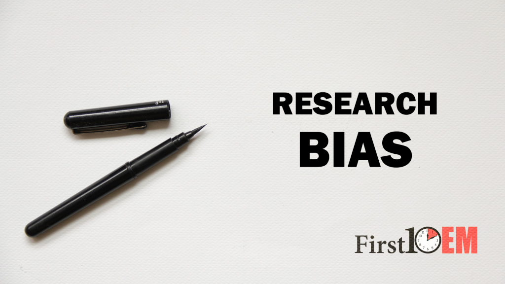 medical research bias types