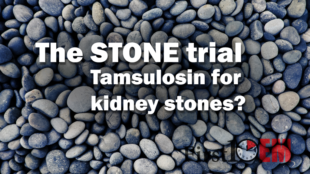 Tamsulosin for kidney stones