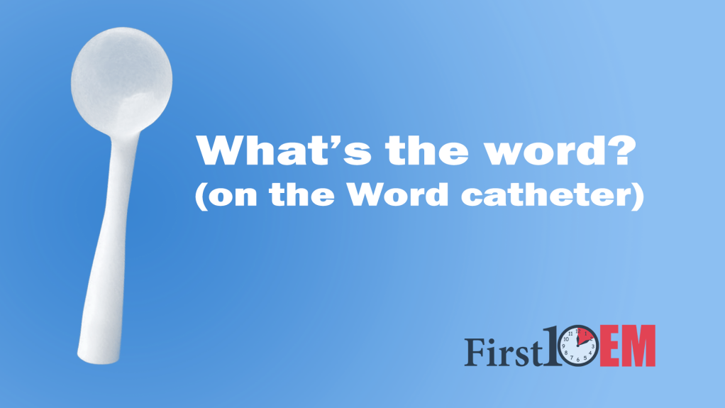 Bartholin's abscesses word catheter evidence