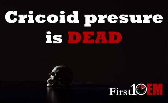Cricoid pressure is dead Title Image
