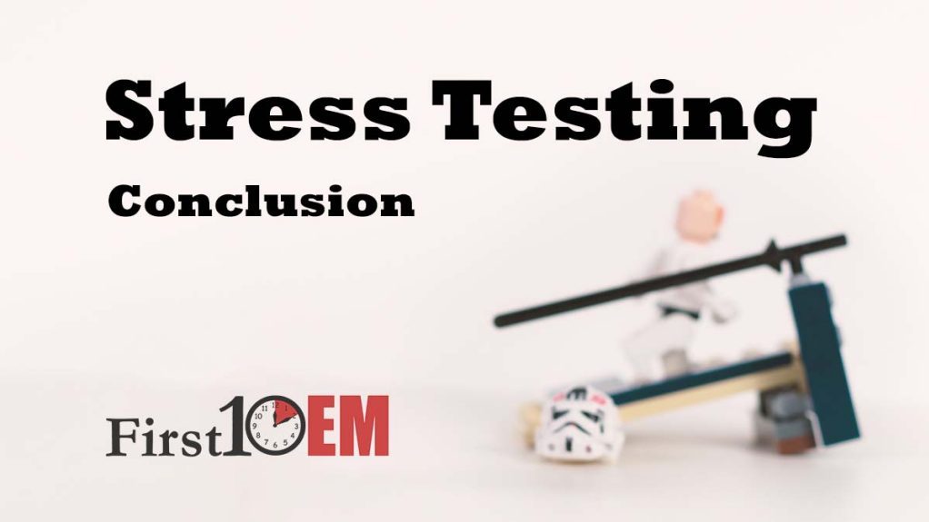 stress test evidence conclusion title image