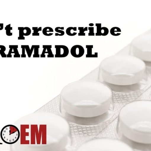 Don't prescribe tramadol