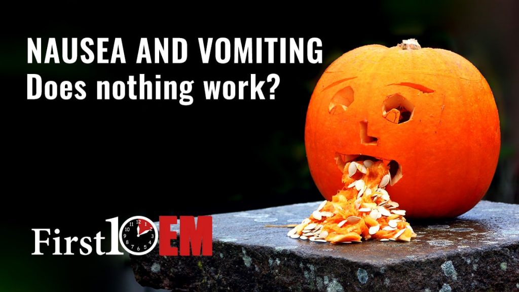Nausea and vomiting in the emergency department