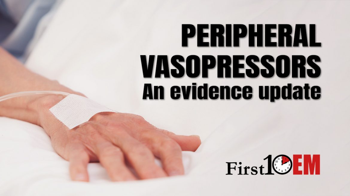 peripheral vasopressors update