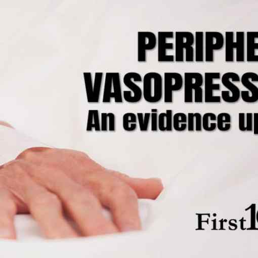 peripheral vasopressors update