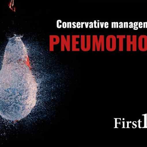 Conservative treatment for primary spontaneous pneumothorax