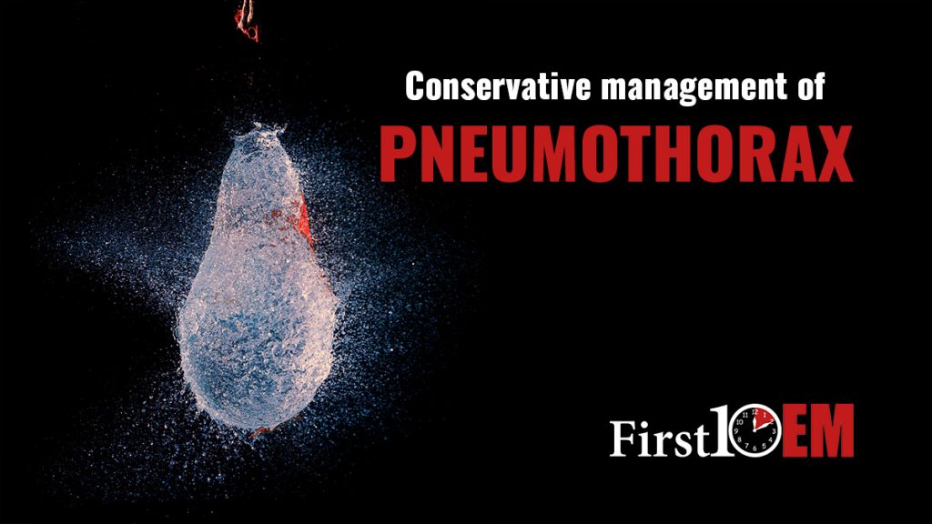 Conservative treatment for primary spontaneous pneumothorax