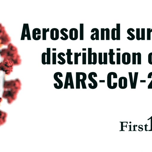 Aerosol and surface distribution SARS-COV-2 COVID-19