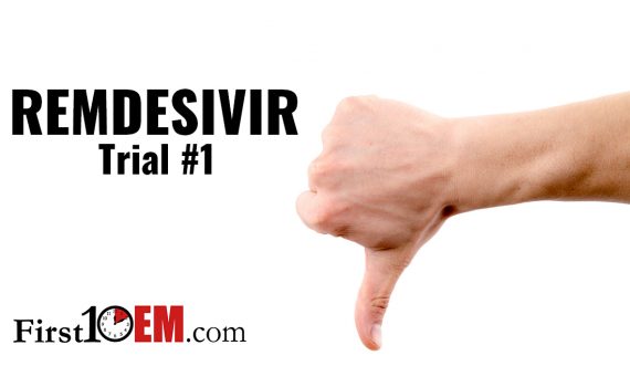 Remdesivir negative trial