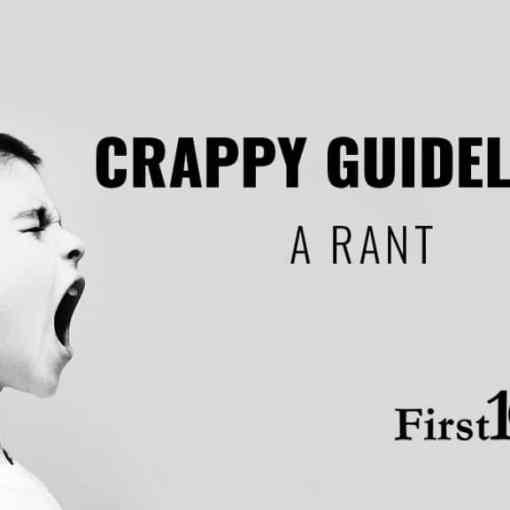 Crappy guidelines