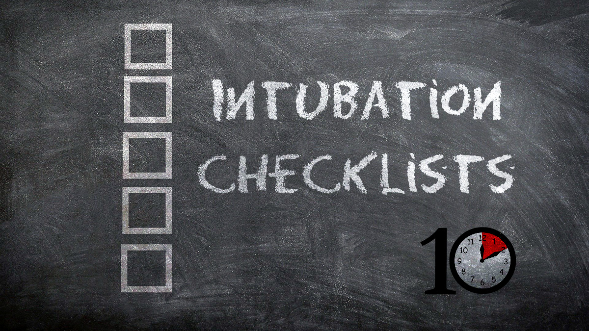 Intubation Checklists