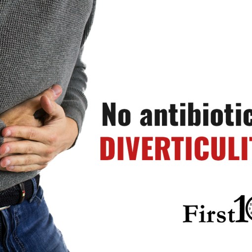 No antibiotics diverticulitis