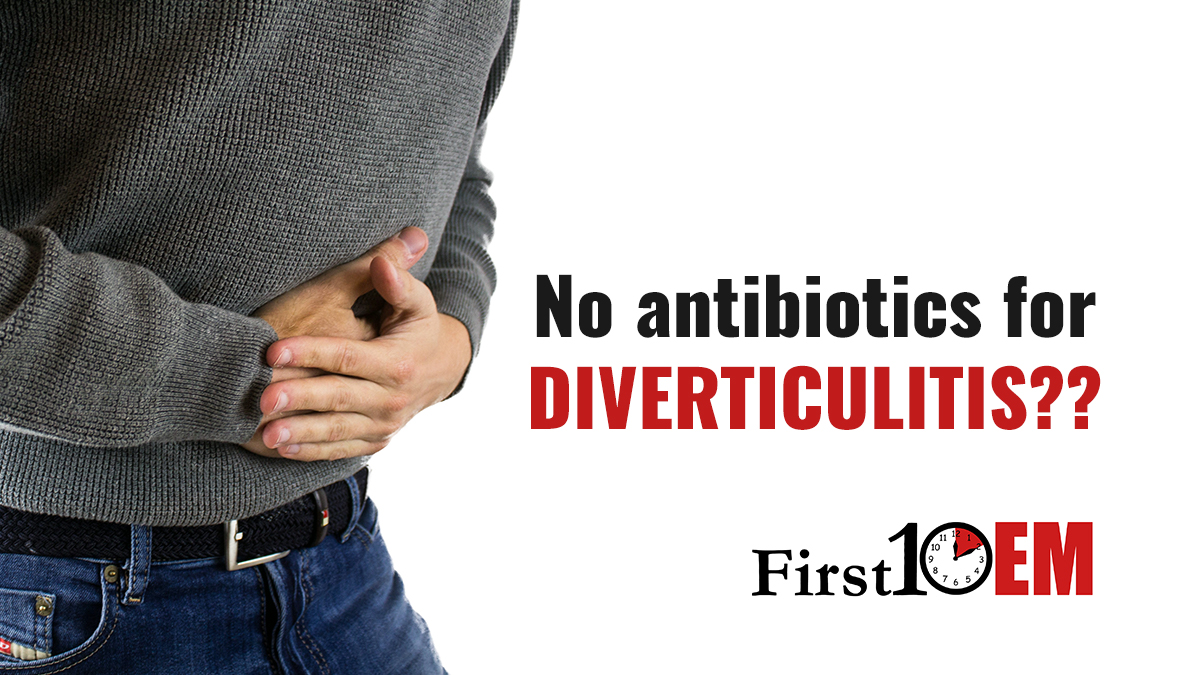 No antibiotics diverticulitis