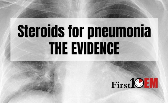 Steroids for pneumonia evidence