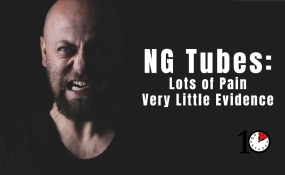 NG tubes pain no evidence