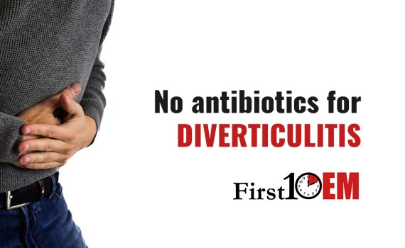 No antibiotics diverticulitis