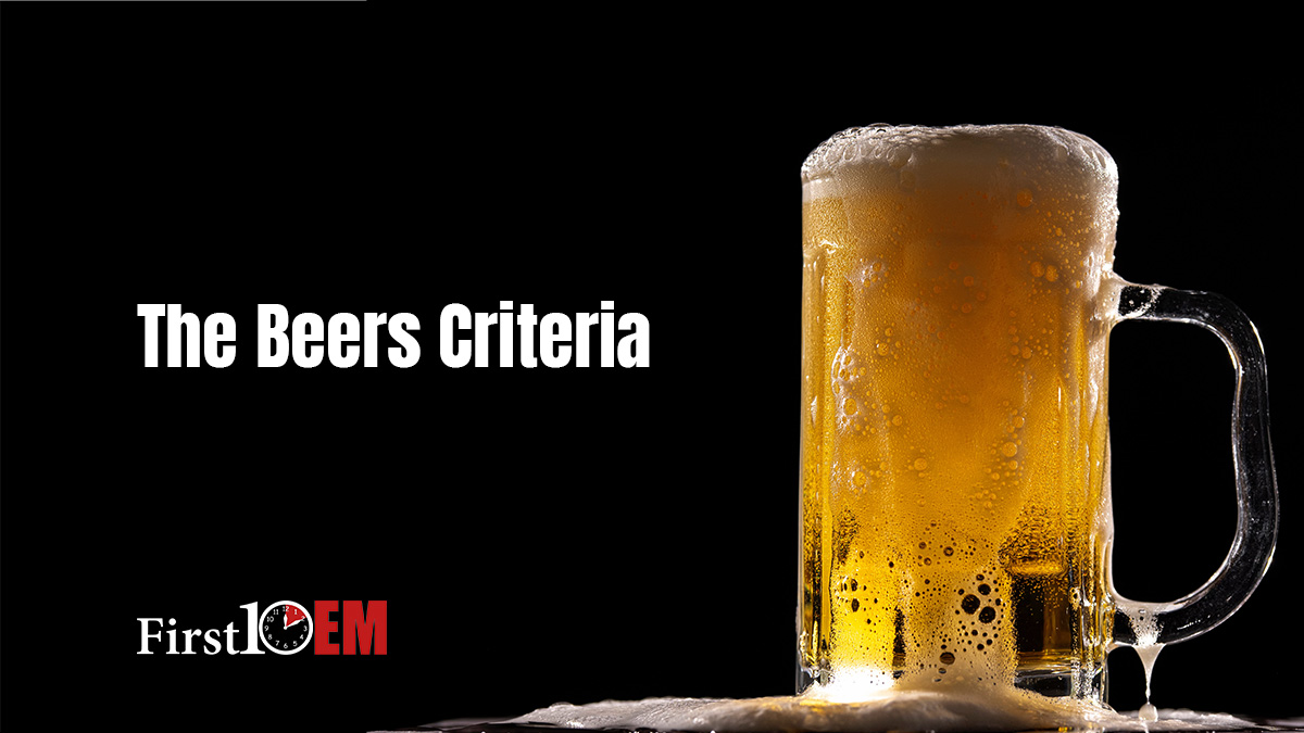 The Beers Criteria