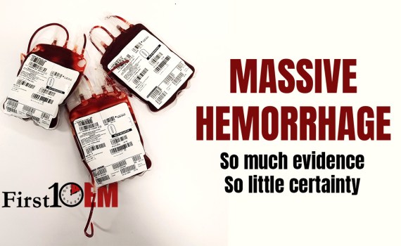 Massive hemorrhage FIRST10EM title image