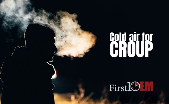 Cold air for croup