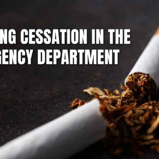 Smoking cessation in the emergency department