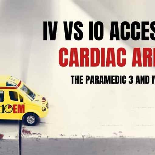 iv VERSUS io in cardiac arrest